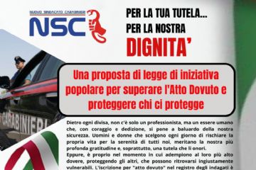 Una proposta di legge di iniziativa popolare per superare l&#39;Atto Dovuto e proteggere chi ci protegge