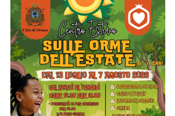 Posti disponibili Centro Estivo "SULLE ORME DELL'ESTATE" Anno  2026