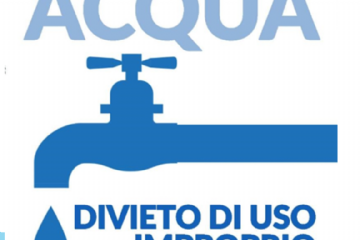 Divieto di utilizzo dell'acqua potabile per usi diversi da quelli alimentari e igienico-sanitari